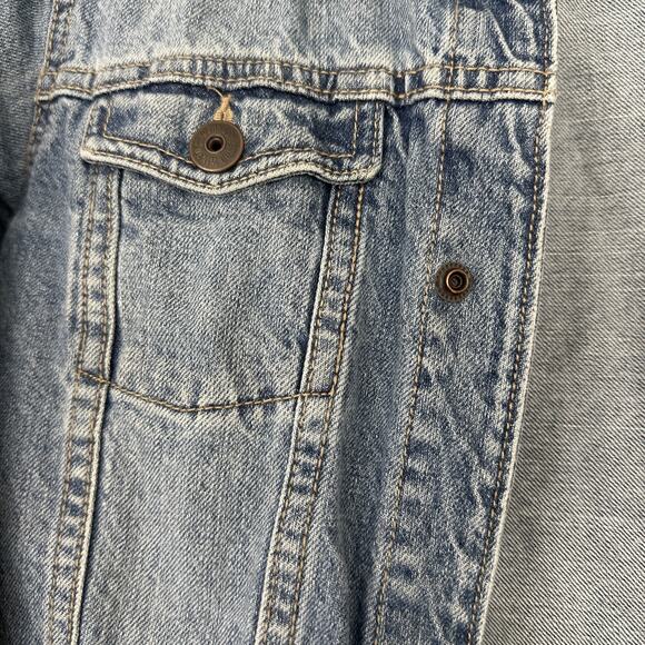 OshKosh Kids Denim Jean Jacket - Size 14 - Button Snap - Picture 2 of 7